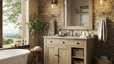 rustic bathroom ideas