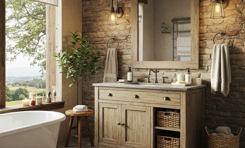 rustic bathroom ideas